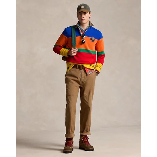 폴로 랄프로렌 Classic Fit Striped Fleece Rugby Shirt