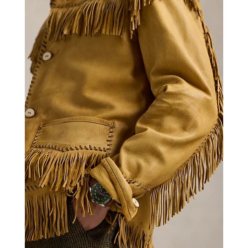 폴로 랄프로렌 Fringe Deerskin Jacket