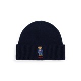 Polo Bear Rib-Knit Beanie