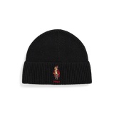 Polo Bear Rib-Knit Beanie