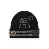 Logo-Patch Wool-Cotton Beanie