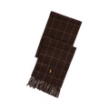 Reversible Windowpane Wool-Blend Scarf