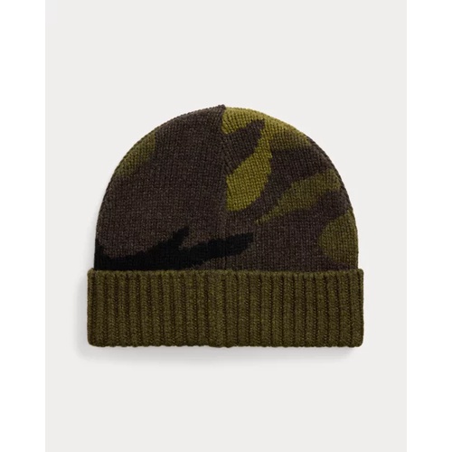 폴로 랄프로렌 Camo Merino Wool Beanie