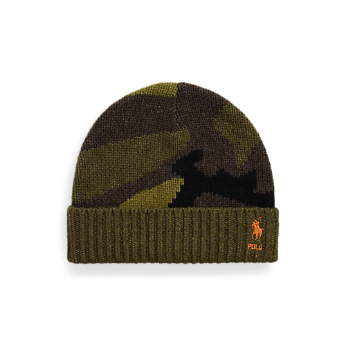 폴로 랄프로렌 Camo Merino Wool Beanie