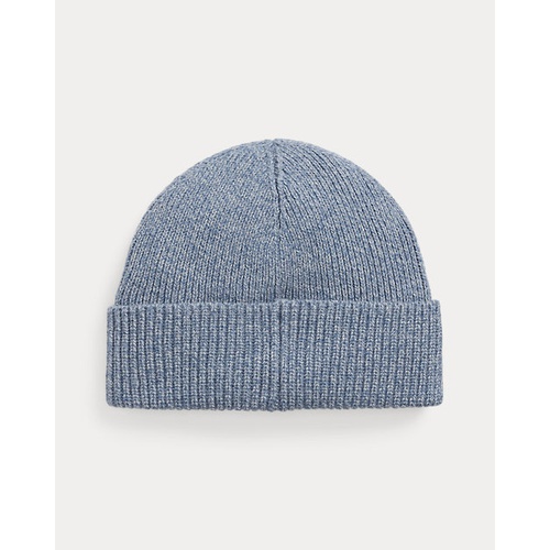 폴로 랄프로렌 Polo Bear Marled Cotton-Blend Beanie