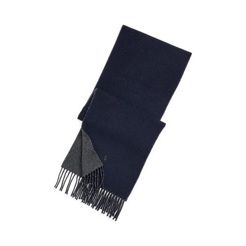 폴로 랄프로렌 Reversible Wool-Cashmere Scarf