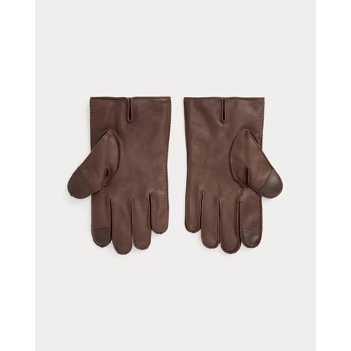 폴로 랄프로렌 Cashmere-Lined Sheepskin Touch Gloves