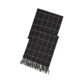 Windowpane Cashmere-Wool Scarf