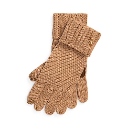 폴로 랄프로렌 Wool-Cashmere Touch Screen Gloves