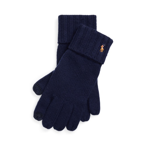 폴로 랄프로렌 Wool-Cashmere Touch Screen Gloves