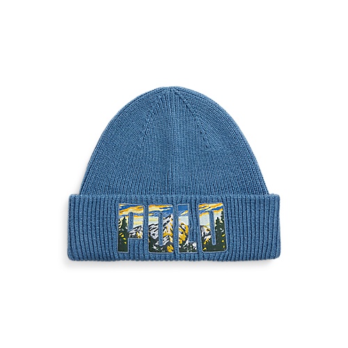 폴로 랄프로렌 Embroidered-Logo Beanie