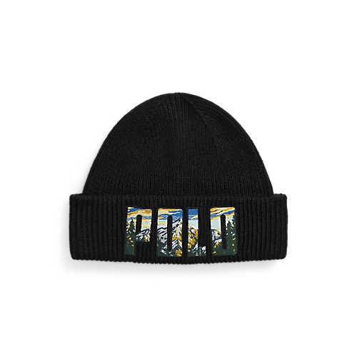 폴로 랄프로렌 Embroidered-Logo Beanie