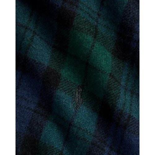 폴로 랄프로렌 Plaid Fringe Wool Scarf