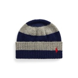 Brushed Wool Striped Beanie