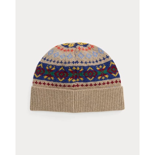 폴로 랄프로렌 Fair Isle Wool-Blend Beanie