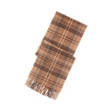 Plaid Wool-Cashmere Scarf