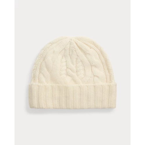 폴로 랄프로렌 Cable-Knit Wool-Cashmere Beanie