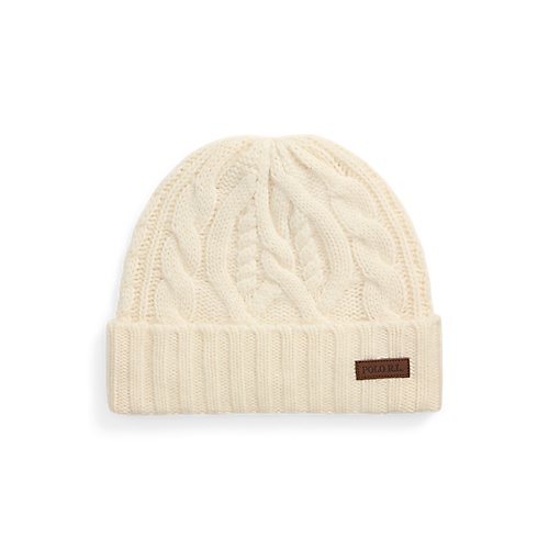 폴로 랄프로렌 Cable-Knit Wool-Cashmere Beanie