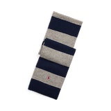 Brushed Wool Striped Scarf