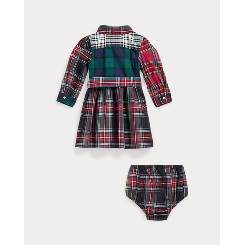 폴로 랄프로렌 Plaid Cotton Fun Shirtdress & Bloomer