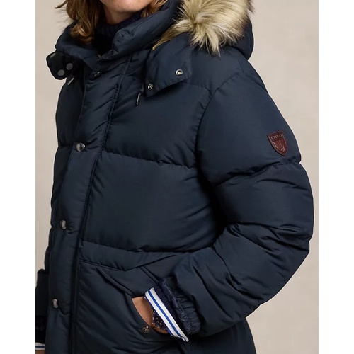 폴로 랄프로렌 The Wainwright Faux-Fur Down Coat