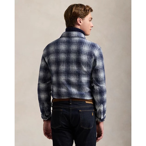 폴로 랄프로렌 Classic Fit Plaid Knit Flannel Workshirt