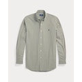 Classic Fit Gingham Stretch Poplin Shirt - All Fits