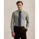 Classic Fit Gingham Stretch Poplin Shirt - All Fits