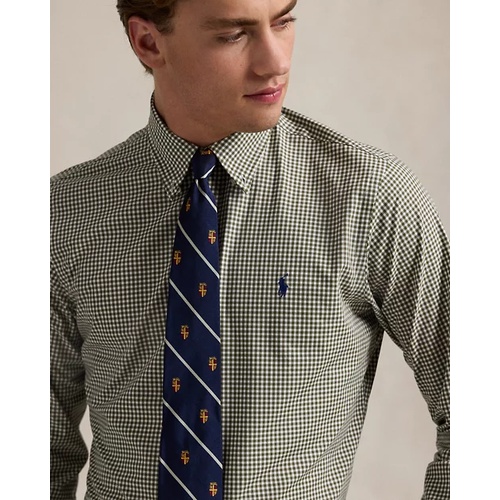 폴로 랄프로렌 Classic Fit Gingham Stretch Poplin Shirt - All Fits