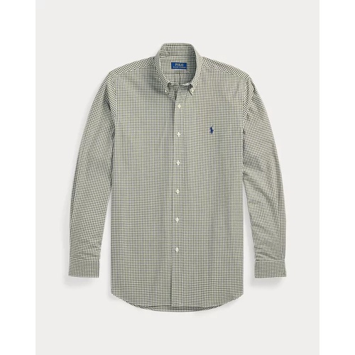 폴로 랄프로렌 Classic Fit Gingham Stretch Poplin Shirt - All Fits