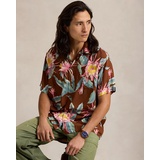 Classic Fit Hoffman Print Camp Shirt