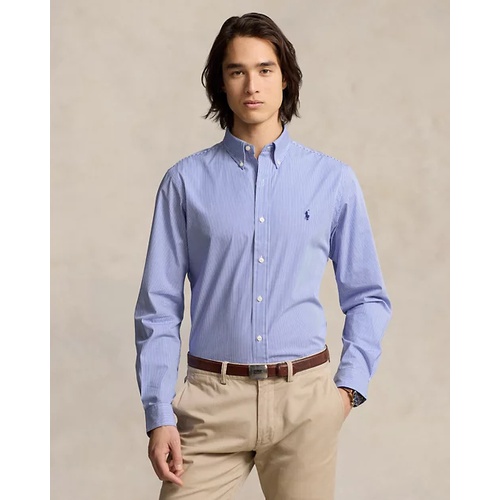 폴로 랄프로렌 Slim Fit Striped Stretch Poplin Shirt