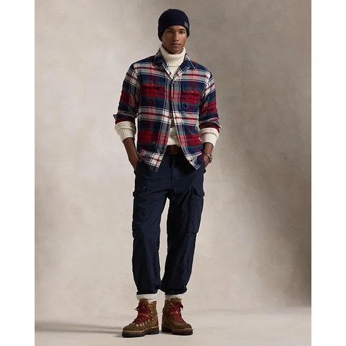 폴로 랄프로렌 Classic Fit Plaid Flannel Camp Shirt