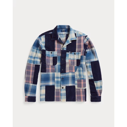 폴로 랄프로렌 Classic Fit Indigo Patchwork Workshirt