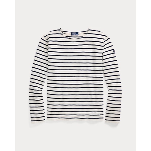 폴로 랄프로렌 Classic Fit Striped Slub Jersey Shirt