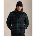 Plaid Pile Fleece Hybrid Jacket