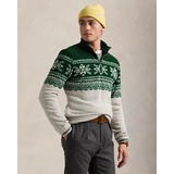 Snowflake Brushed Fleece Pullover