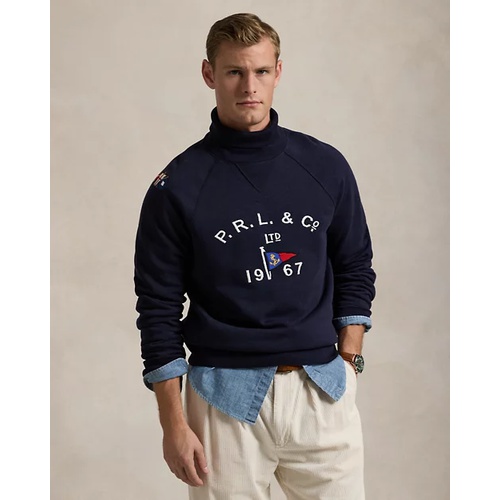 폴로 랄프로렌 Embroidered Fleece Turtleneck Sweatshirt