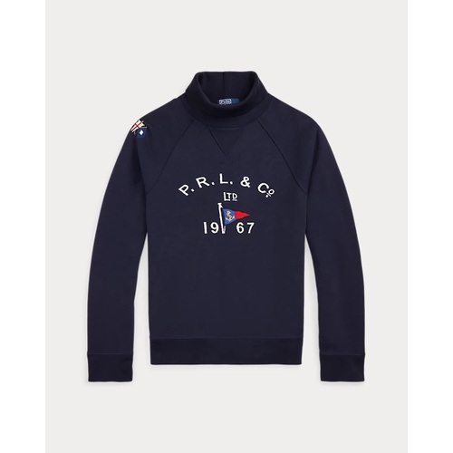 폴로 랄프로렌 Embroidered Fleece Turtleneck Sweatshirt