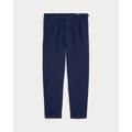 Slim Tapered Fit Pleated Twill Pant