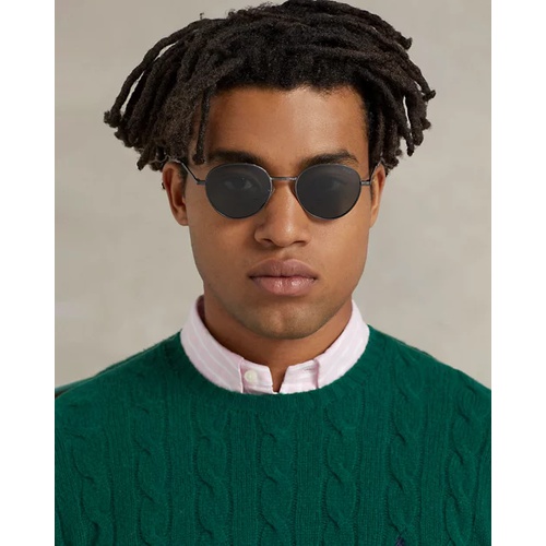 폴로 랄프로렌 Retro Round Metal Sunglasses