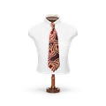 Handmade Wavy-Diamond Silk Jacquard Tie