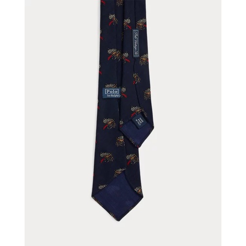 폴로 랄프로렌 Vintage-Inspired Fish-Lure Challis Tie