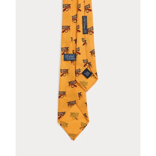 폴로 랄프로렌 Vintage-Inspired Fish-Lure Challis Tie