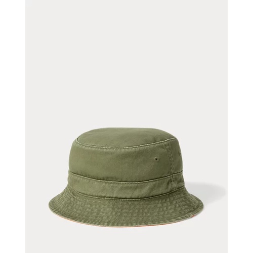 폴로 랄프로렌 Reversible Cotton Twill Bucket Hat