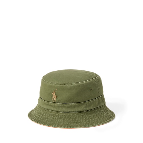 폴로 랄프로렌 Reversible Cotton Twill Bucket Hat