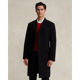 Wool-Blend Twill Topcoat