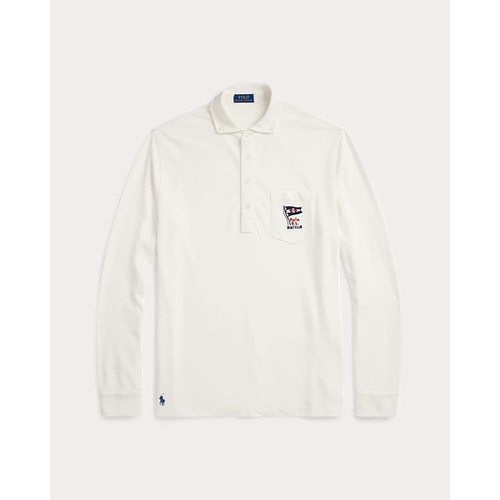 폴로 랄프로렌 Nautical-Embroidered Mesh Polo Shirt