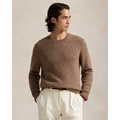 Suede-Patch Sweater