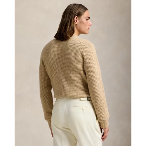 폴로 랄프로렌 Waffle-Knit Wool-Alpaca Sweater